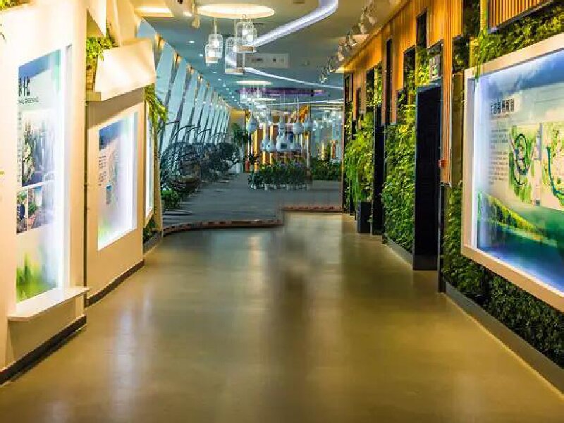 Planning Exhibition Hall PVC Flooring / Planning Museum Vinyl Flooring